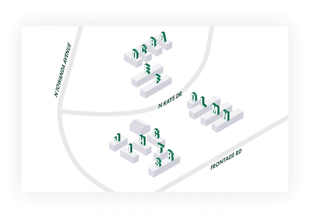 421 N Kays Dr - Facility Map
